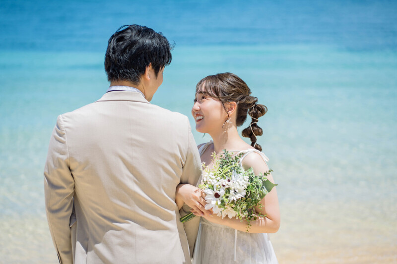 沖縄の前撮りで「美肌補正」が大活躍する理由＊*