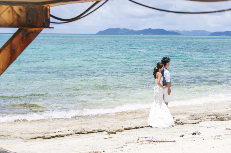 沖縄フォトウェディング*無人島撮影について*