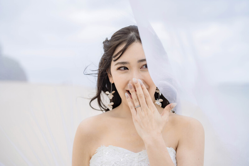 新婦様の美しいソロショットをご紹介♡