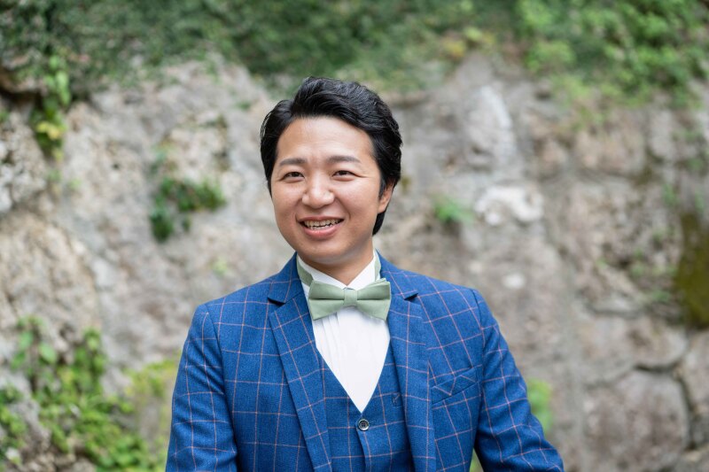 輝く1日のために!新郎様のヘアメイクもおすすめです**
