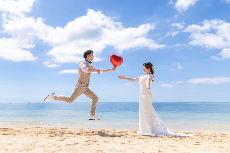 持ち込みアイテムで個性あふれるフォトウェディング♪
