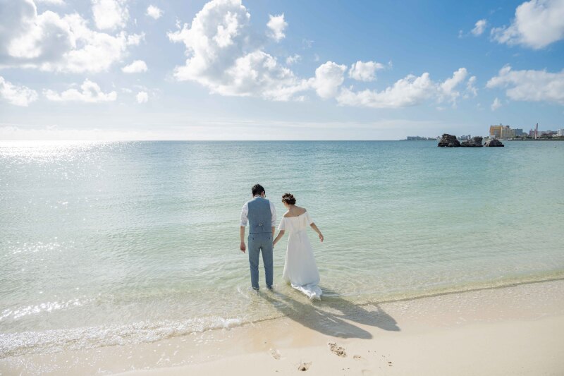 【時間帯によって変わる海の色!】どの時間帯で撮りますか*