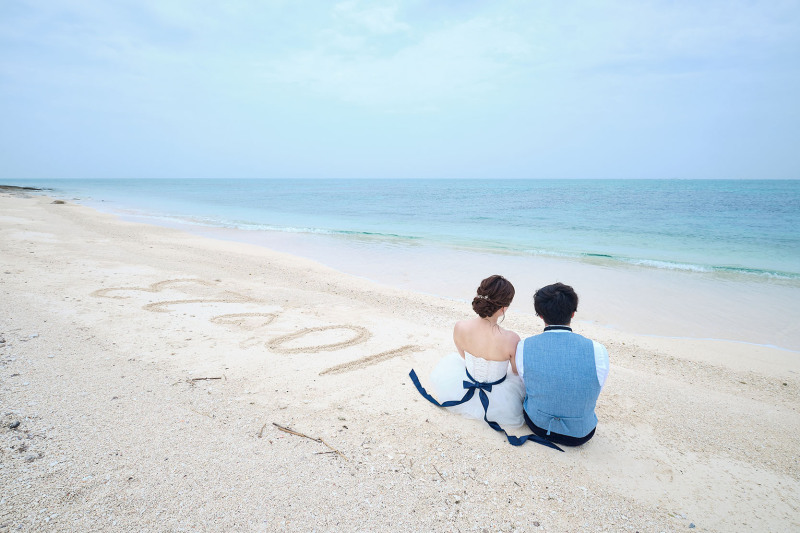 砂浜の可愛い使い方♡