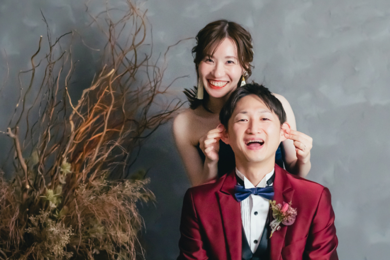 お二人らしく・ラフに・笑顔に ~STUDIO PHOTO~