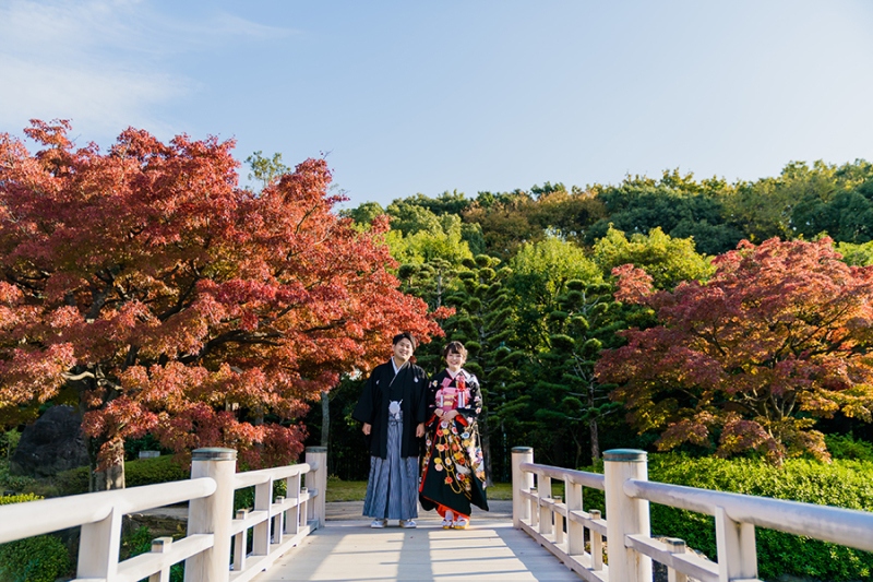 紅葉の和装前撮りだより♪♪