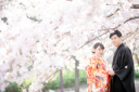 大阪城で桜前撮り♪♪