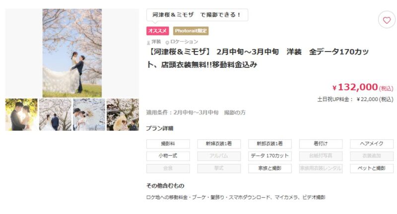 河津桜・ミモザプランご紹介