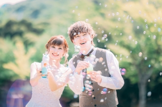 新緑の洋装撮影♪