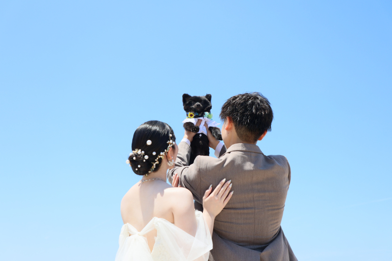 ペットと一緒に撮影♪♪