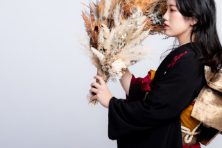 和装撮影は振袖もあります♡