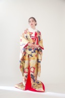 和装　色打掛ご紹介　ネイビー