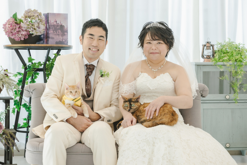 【大好きなご家族と一緒に♡】ウェディングフォト with ペット♡