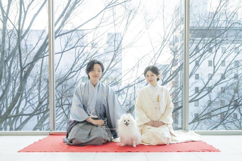 ＼愛犬と一緒に／かわいらしいウェディングフォトをご紹介♡