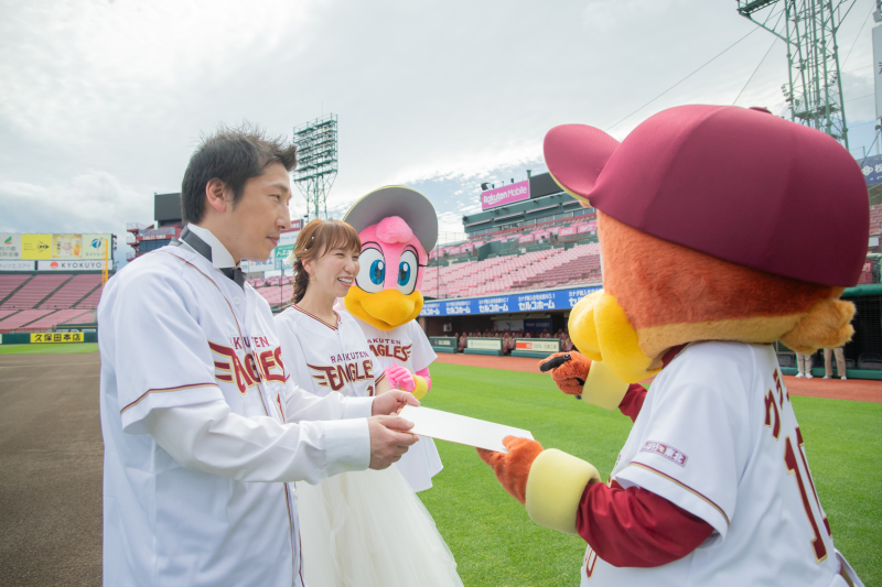 ＼楽天ファンの方必見♡／楽天モバイルパークでフォトウェディング！