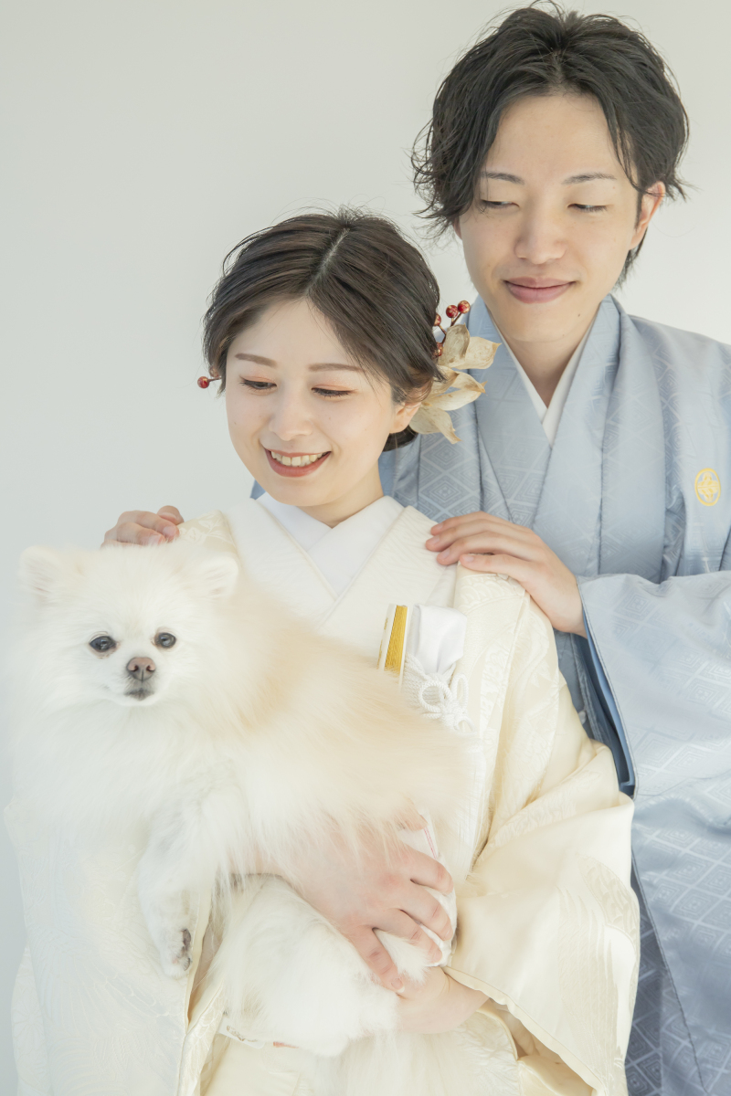 ペットとの撮影も♪