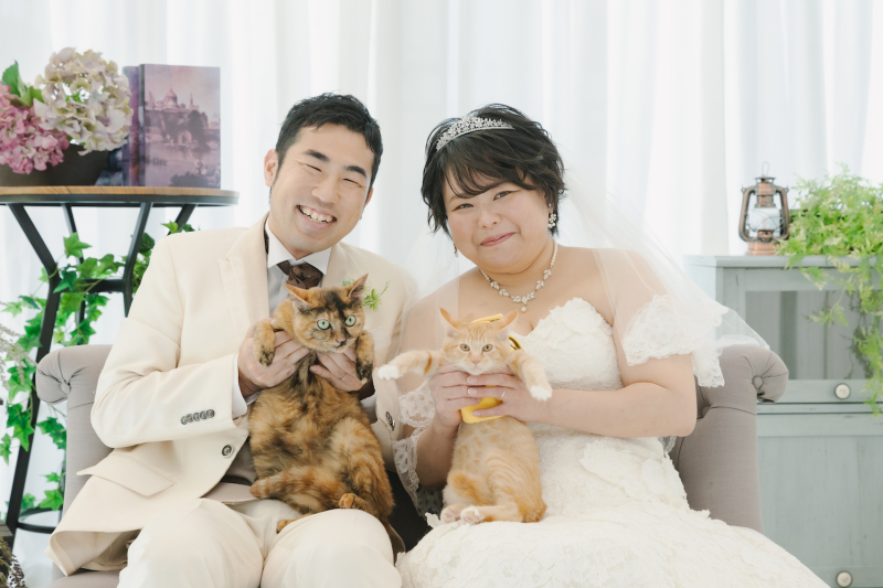 【大好きなご家族と一緒に♡】ウェディングフォト with ペット♡