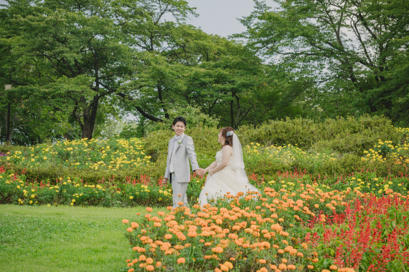 これからの時期におすすめ!公園フォトウェディング♪
