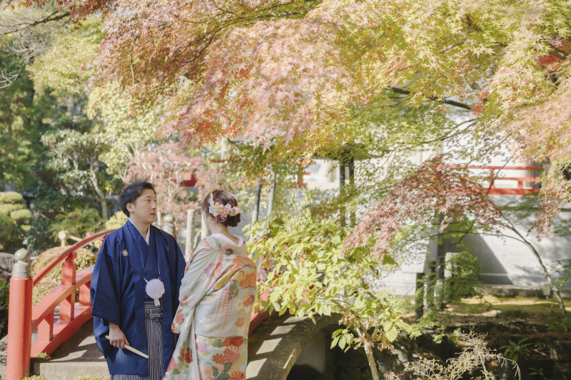 \ご予約急増中/紅葉シーズンのフォトウェディング♪