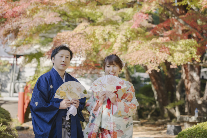 \ご予約急増中/紅葉シーズンのフォトウェディング♪