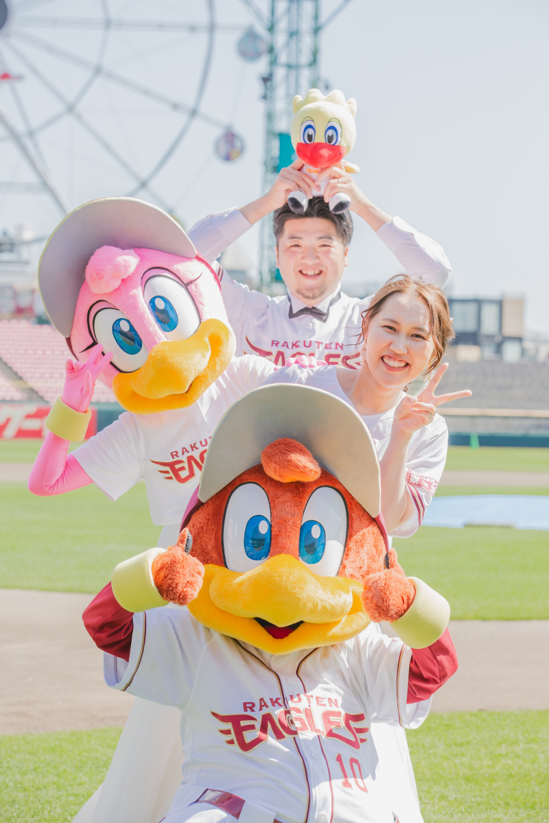 \楽天ファンの方必見♡/楽天モバイルパークでフォトウェディング!
