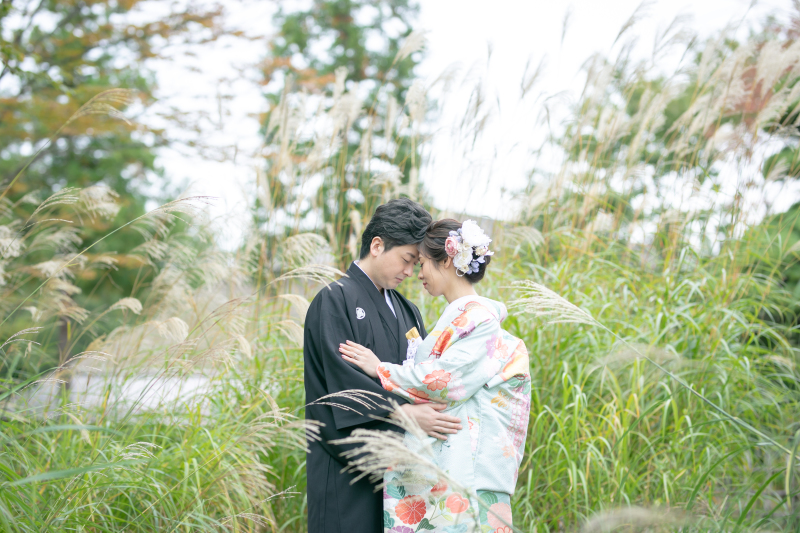 秋のみちのく湖畔公園♡（和装）