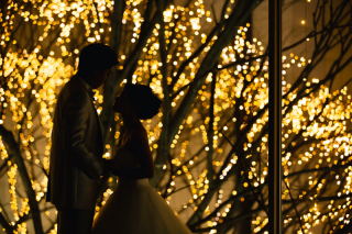 【幻想的な世界観が◎】冬のイルミネーションフォト