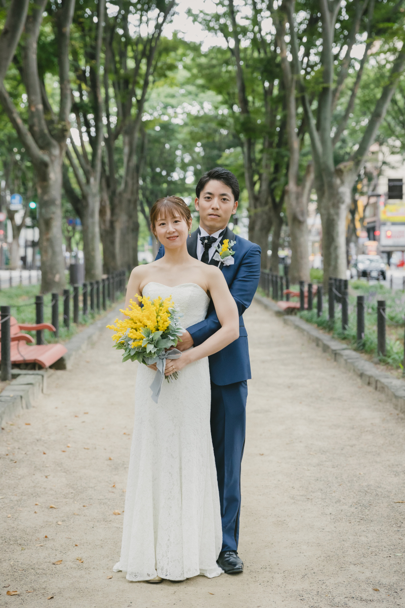 これからの時期におすすめ!公園フォトウェディング♪