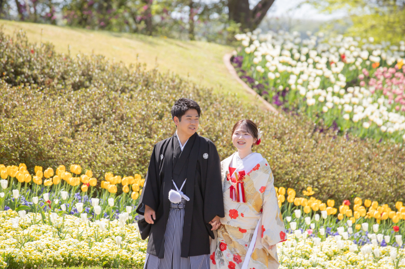新緑×公園*和装フォトウェディング*