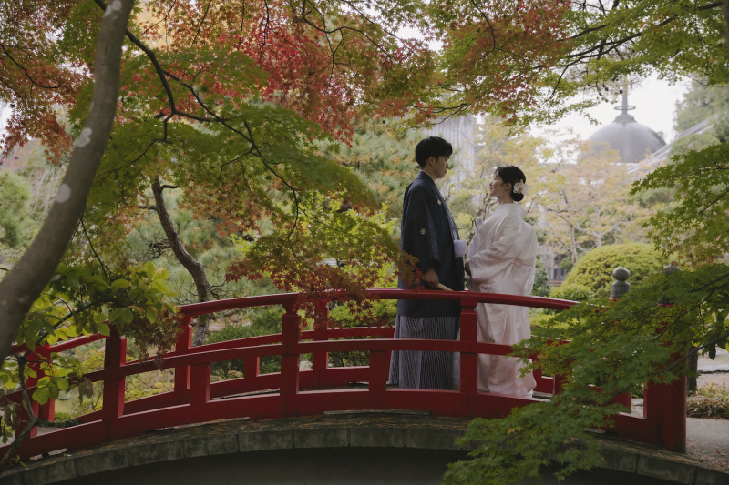 ＼ご予約急増中／紅葉シーズンのフォトウェディング♪