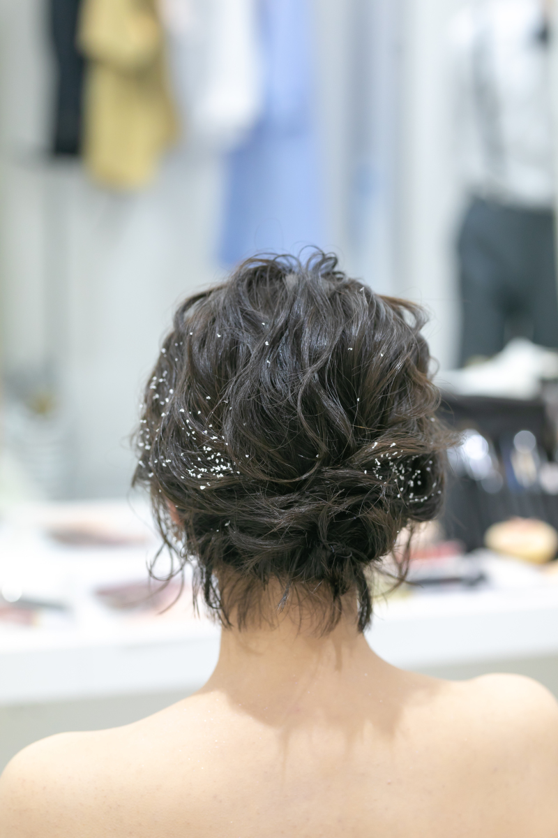 ショートヘアでも楽しめる♪