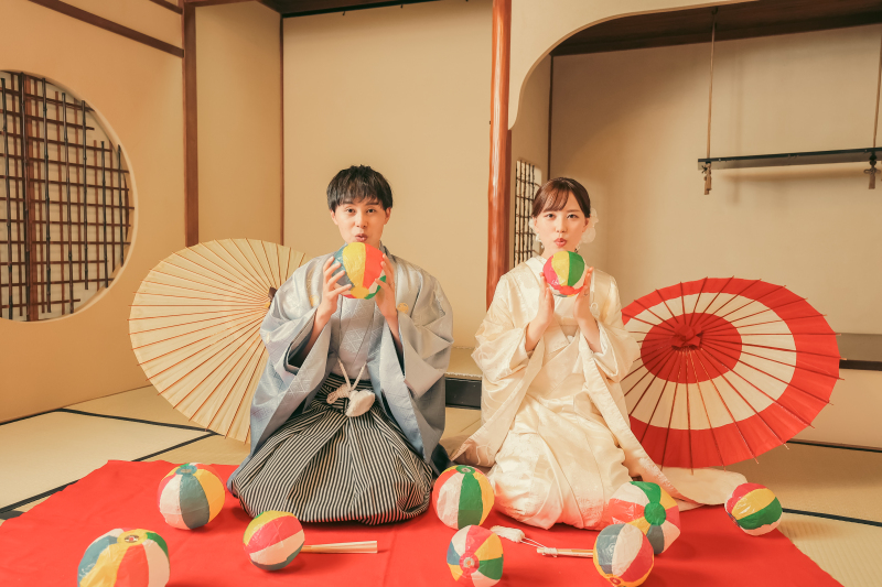 お持ち込みアイテムでお写真を彩って