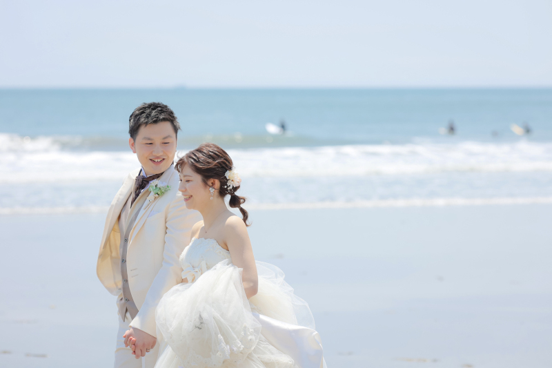 \夏といえば/綺麗な海でのフォトウェディング!