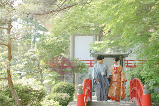 【和装フォトスポット】日本庭園撮影!