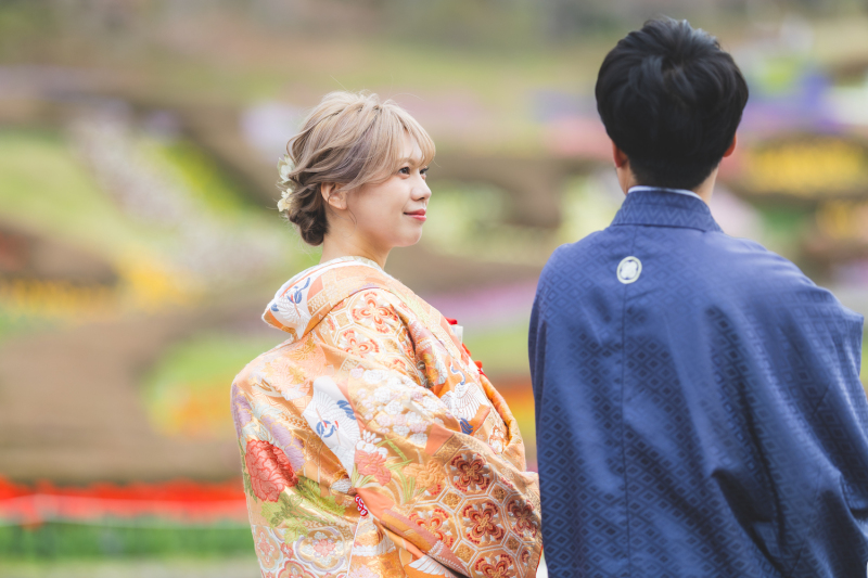 婚礼衣装「色打掛」に込められた意味とは? 柄の由来もチェックしよう!