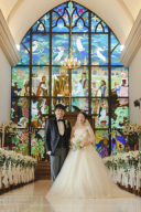 【人気のチャペルフォト】迫力ある大聖堂でのフォトウェディング♪