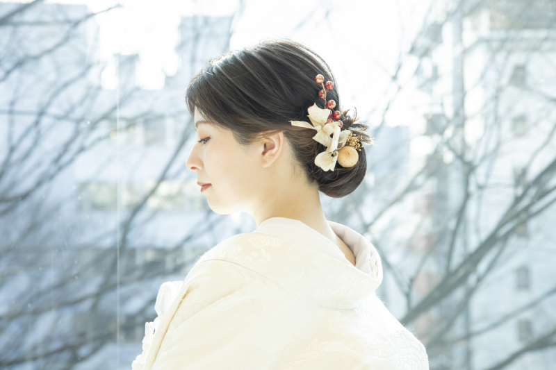 ヘアスタイルにもこだわって♪