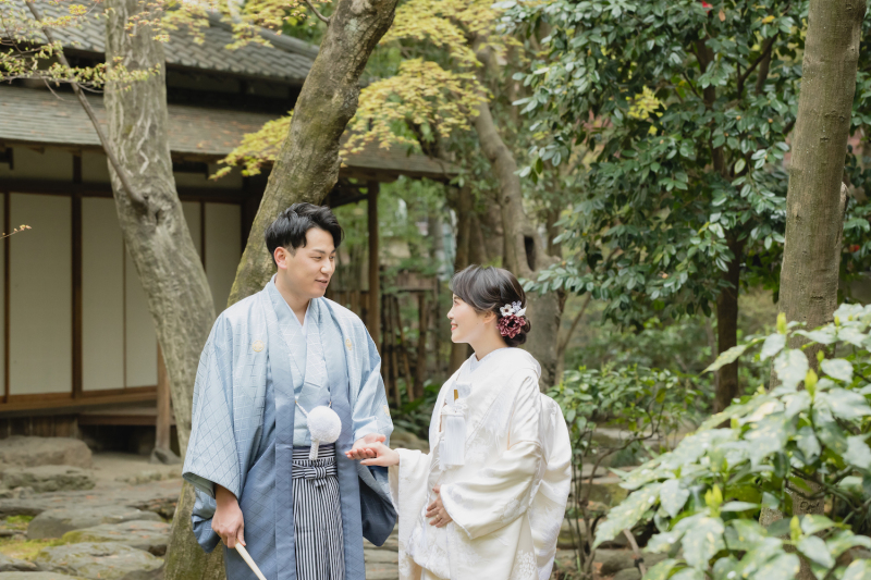 【茶室&庭園】どちらも譲れない♪和装におすすめの「緑水庵」