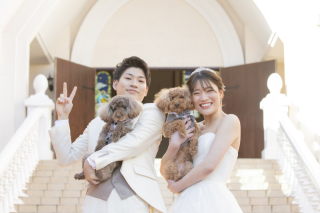 【大好きなご家族と一緒に！】ウェディングフォト with ペット♡
