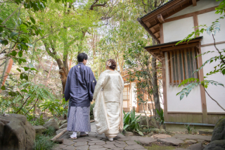 【庭園&times;お茶室】緑水庵フォトウェディングのご紹介！