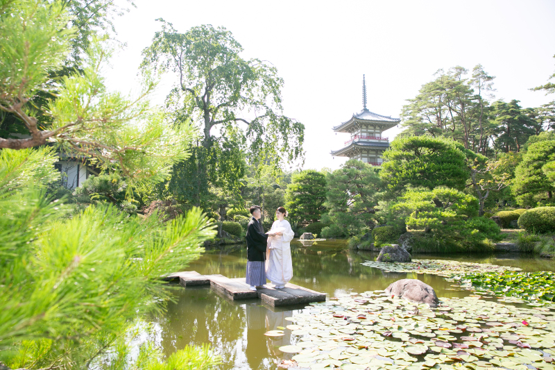 四季が楽しめる日本庭園の魅力＊