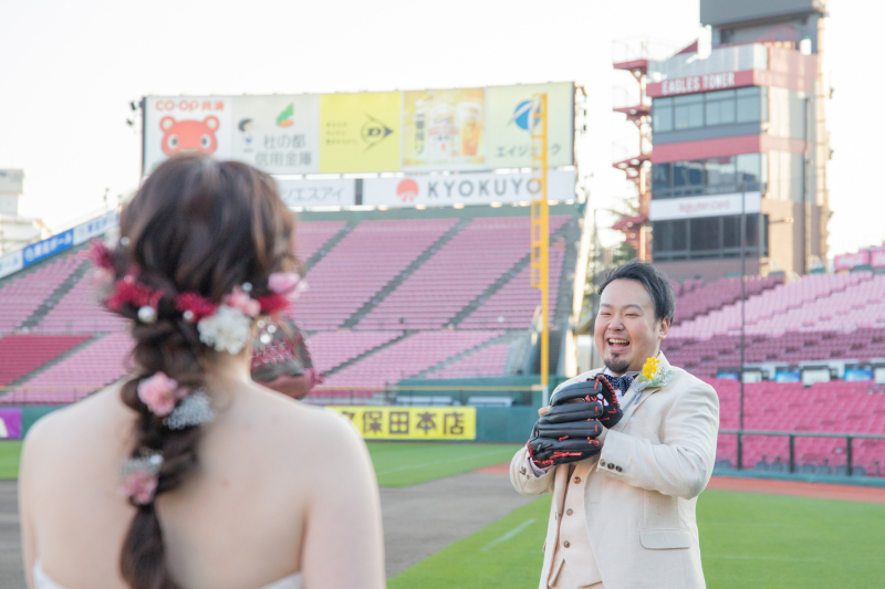\楽天ファンの方必見♡/楽天モバイルパークでフォトウェディング!