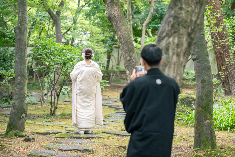 和装にぴったりな・・・!お茶室&庭園フォト