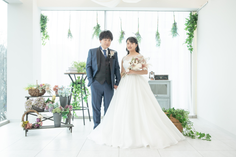 \瑞鳳殿×スタジオ/和装も洋装も叶えたいお二人、お任せください^^