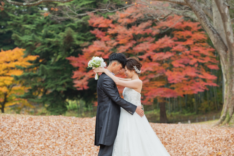 美しい緑と花々＊野草園ドレス×ロケーション＊