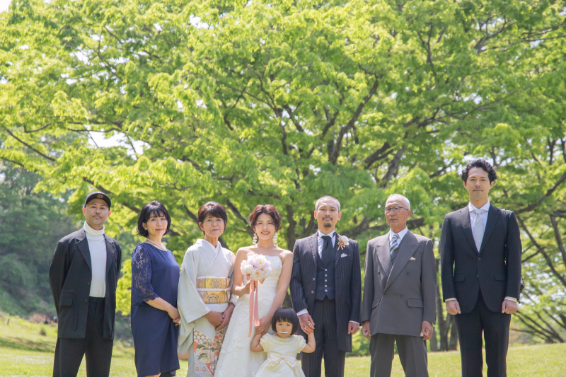 大切なご家族も一緒に撮影♪