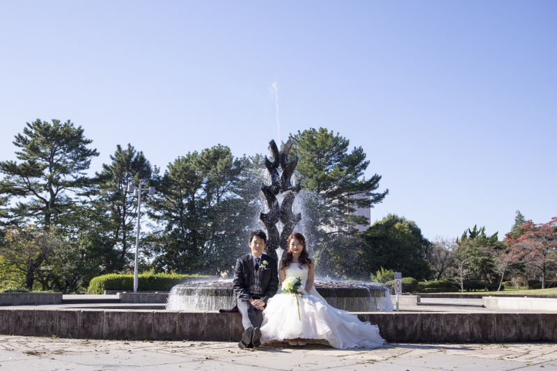 これからの時期におすすめ!公園フォトウェディング♪