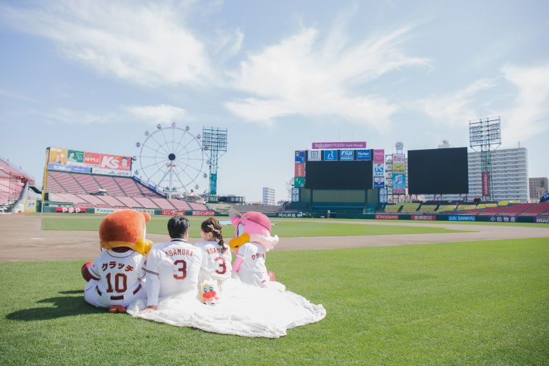 \楽天ファンの方必見♡/楽天モバイルパークでフォトウェディング!