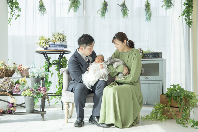 \新しい家族が増えた記念に/ファミリーフォトも承ります♡