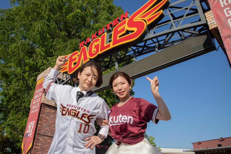 \楽天ファンの方必見♡/楽天モバイルパークでフォトウェディング!