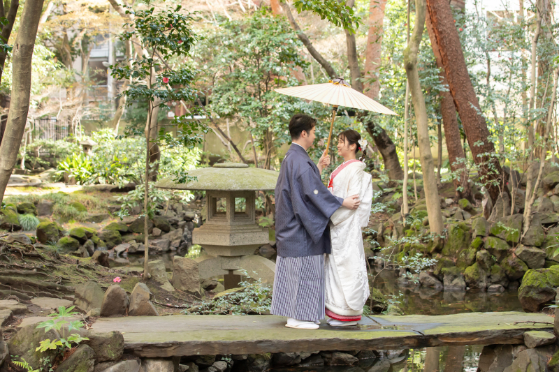 四季彩鮮やかな輪王寺でしっとり大人なロケーションフォトを